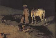 In From the Night Herd (mk43) Frederic Remington